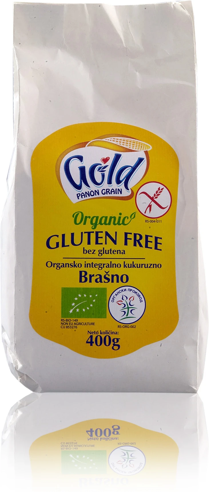 Integralno kukuruzno brašno (organski proizvod) 400 g Gold